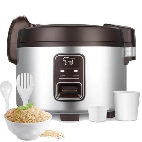 15.8QT Large Commercial rice cooker & warmer 84 cups cooked rice