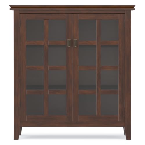 Artisan 38" Wide Solid Wood Cabinet in Russet Brown