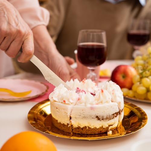 300 Count Compostable Wooden Disposable Knives for Party