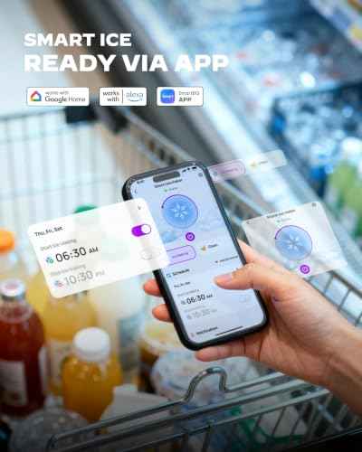 Nugget Ice Maker Countertop with APP & Voice Control