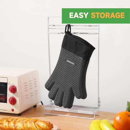 BBQ Gloves Heat Resistant Oven Mitts (2 Count)