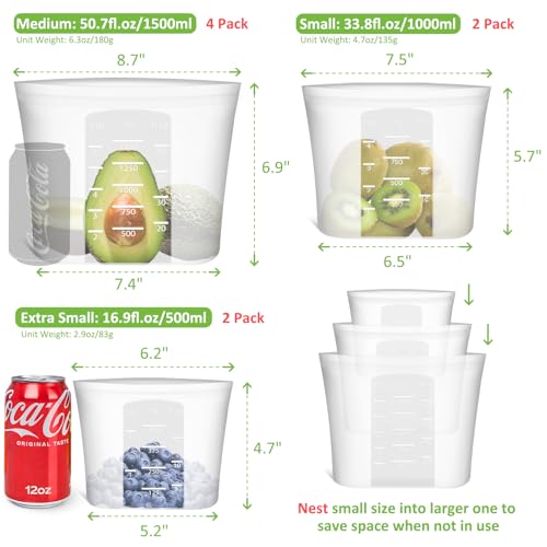 Reusable Storage Bag (8 Count)