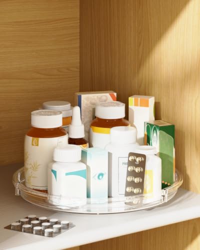 4 Pack Lazy Susan Organizer 9 inch Lazy Susan Turntable for Cabinet
