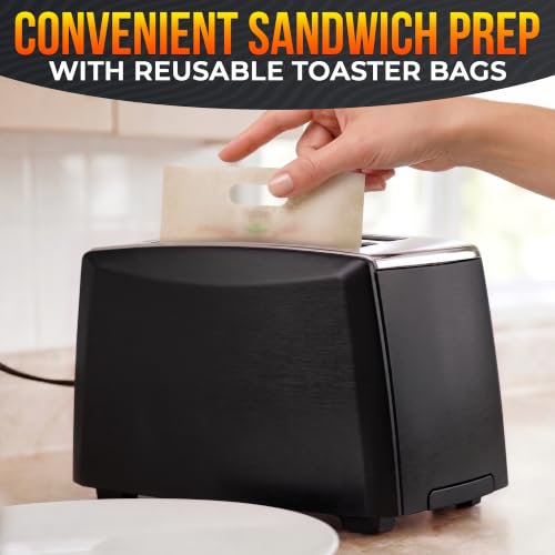 12 Pack Toaster Bags Reusable (12 Count)