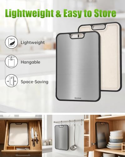 Non Toxic Titanium Cutting Board for Kitchen