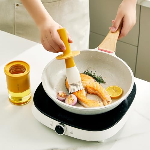 Glass Oil Dispenser with Heat Resistant Brush