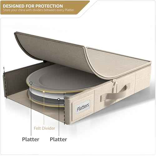 Platter Storage Case for Dinnerware