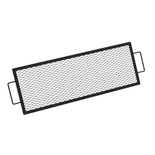 Heavy Duty Rectangular Fire Pit Grill Grate with X
