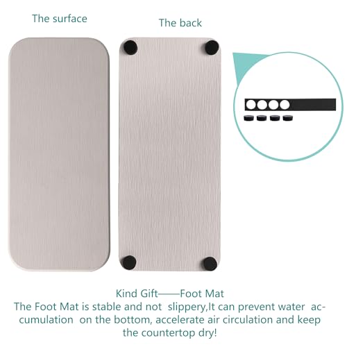 2Pcs Stone Soap Trays Water Absorbing Diatomite Coaster (2 Count)
