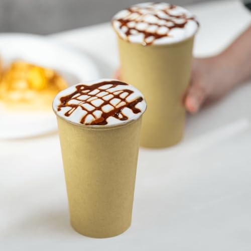 16z Kraft Paper Coffee Cups [1 (1000 Count)