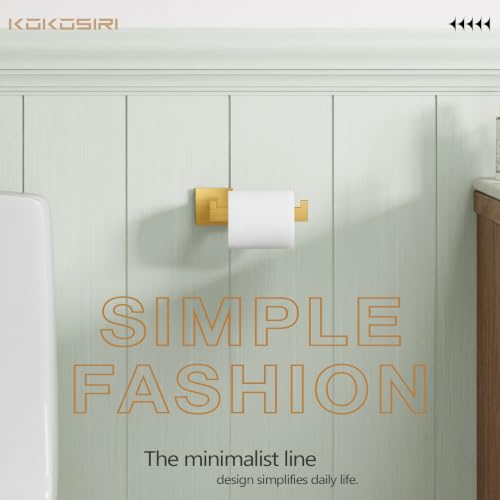 Gold Toilet Paper Holder Toilet Roll Holder for Bathroom Kitchen Washroom T