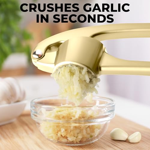 Large Premium Garlic Press Set