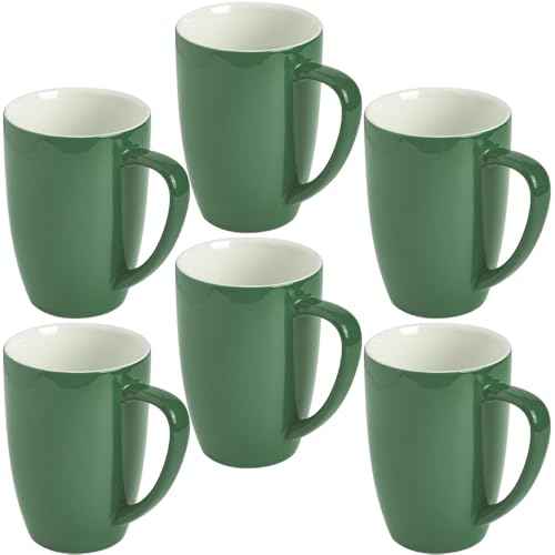 Porcelain Mug Set (6 Count)