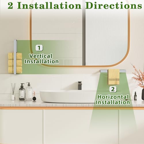 20 Inch Hand Towel Holder Towel Bar for Bathroom Wall Mounted