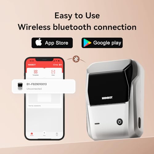 B1 Label Maker Machine with Tape for Home and School