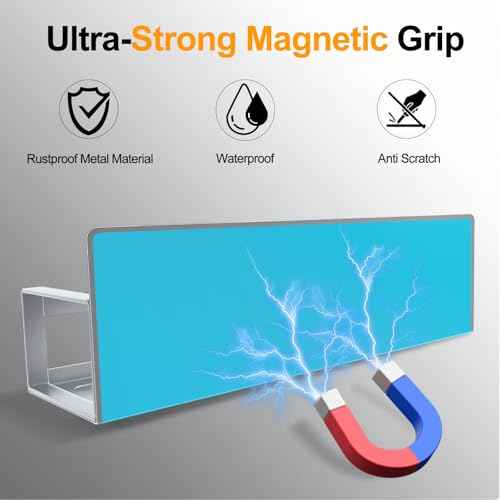 Magnetic Spice Rack for Refrigerator (4 Count)