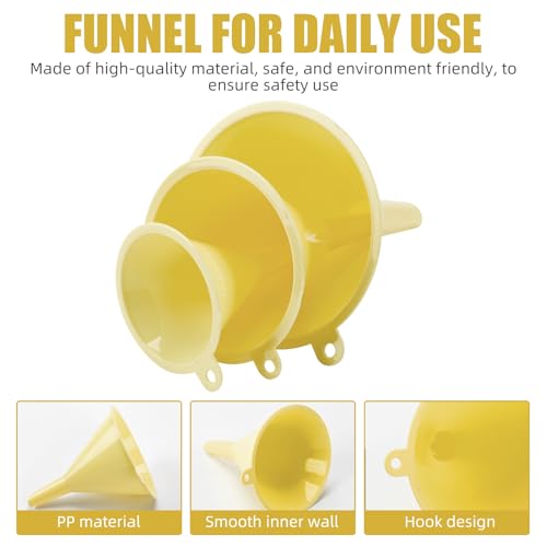 Plastic Kitchen Funnel Set of 3 (3 Count)