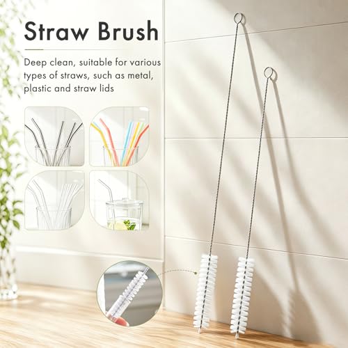 Dish Brush with Handle (4 Count)