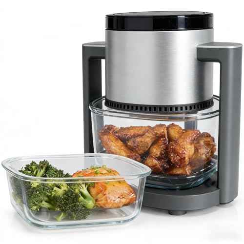 4.7 Qt Glass Air Fryer