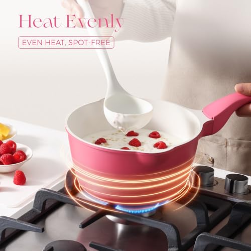 Ceramic Nonstick Saucepan with Lid