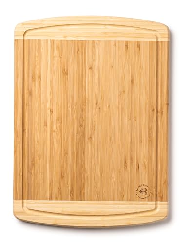 Bamboo Cutting Boards for Kitchen Set of 2 (2 Count)