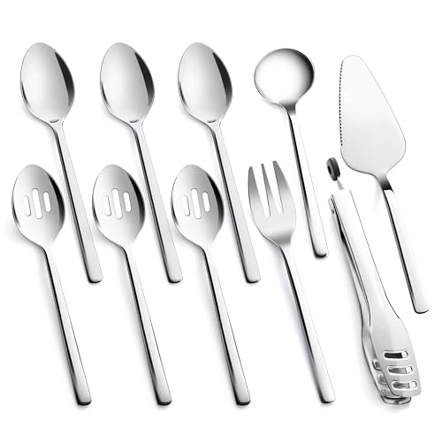 10 piece Large Hostess Serving Utensils Set