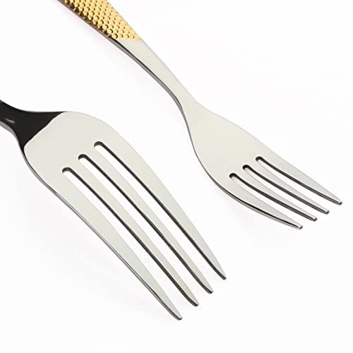 Gold Silverware Set 20 (20 Count)
