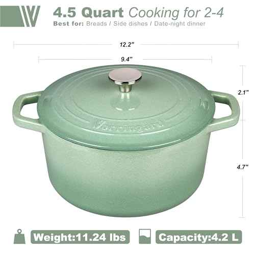 Enameled Cast Iron Dutch Oven Pot with Lid