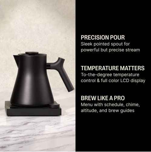 Corvo EKG Pro Gooseneck Electric Kettle for Pour Over Coffee & Tea