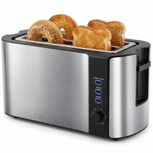4 Slice Long Slot Toaster