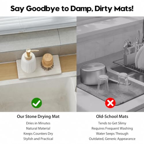 Diatomaceous Earth Sink Organizer Tray Set (3 Count)