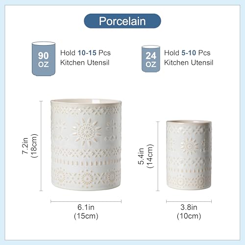 Ceramic Utensil Holder Set of 2 (2 Count)