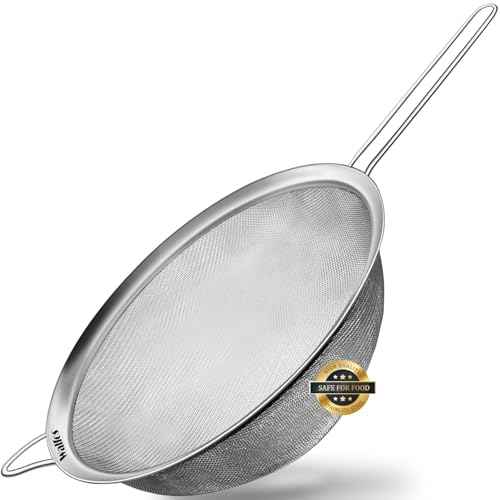 9.35 Inch Large Fine Mesh Strainer