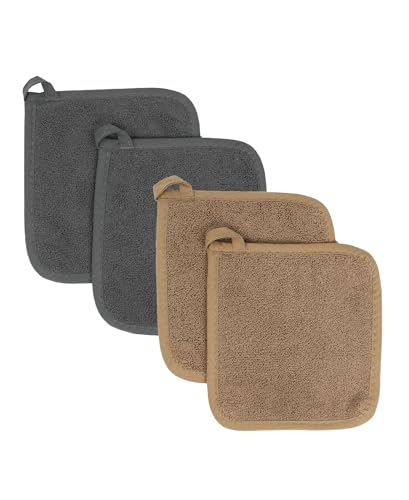 Terry Potholder & Hot Pad (4 Count)