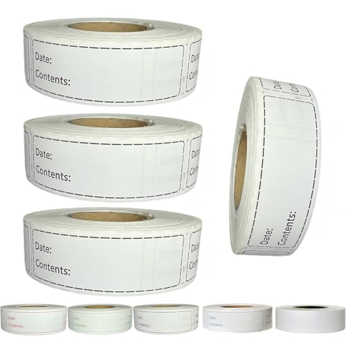 Freezer Labels 4 Rolls 2000pcs