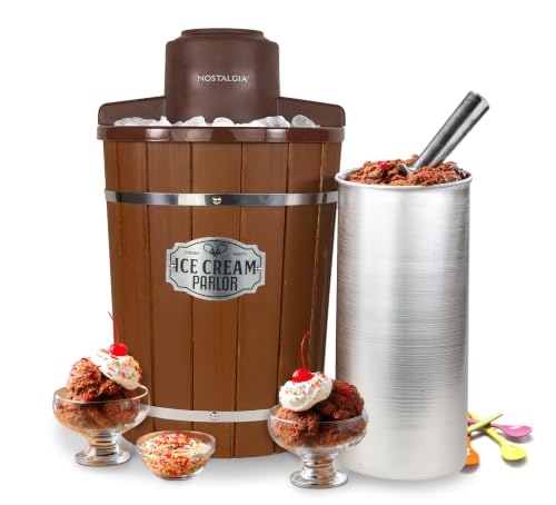 Electric Ice Cream Maker With 6 Qt Capacity