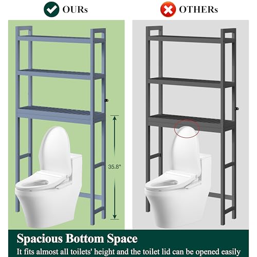 Bamboo Over The Toilet Storage Cabinet (3 Count)