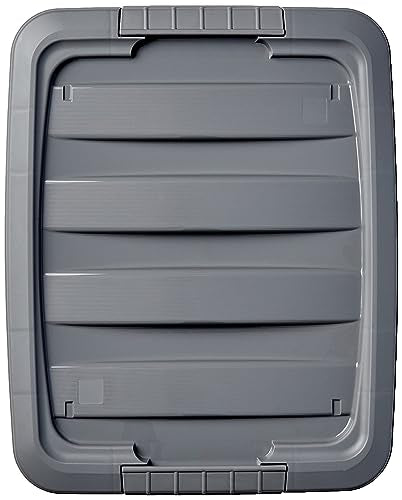 Plastic Storage Containers with Secure Latching Lids (6 Count)