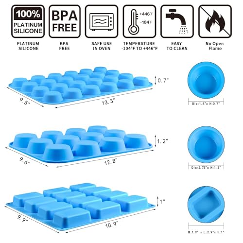 Silicone Muffin Pan (3 Count)