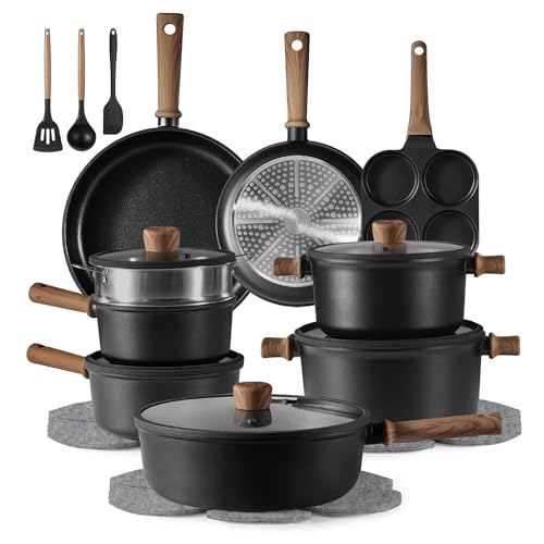 24pcs Nonstick Cookware Sets