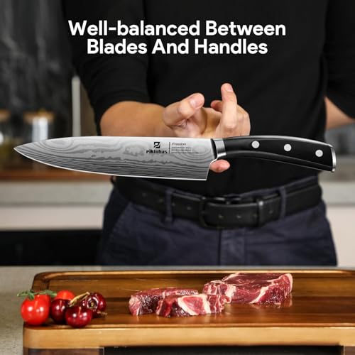 Knife Sets for Kitchen with Block (17 Count)
