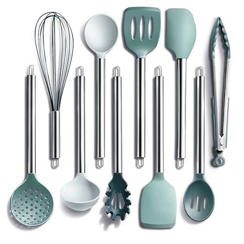 Silicone Cooking Utensils (10 Count)