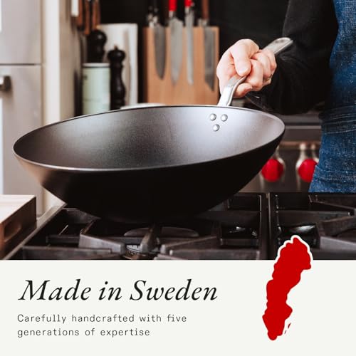 Cookware 13" Seasoned Carbon Steel Wok