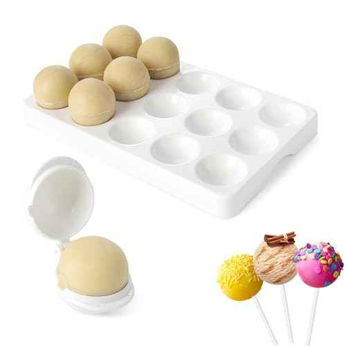 Round Cake Pop Mold and Tray (15 Count)