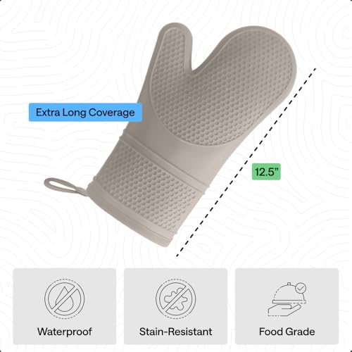 Silicone Oven Mitts (2 Count)