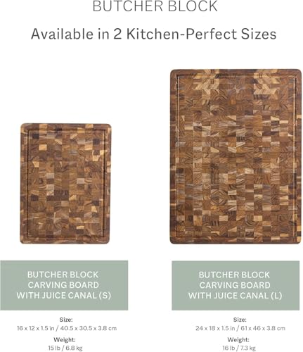 Butcher Block Carving Board