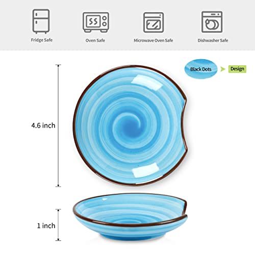 4.6 Inch Ceramic Spoon Rest for Stove Top