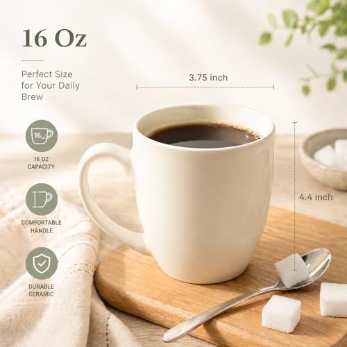 16 oz Coffee Mugs Set of 6 (6 Count)