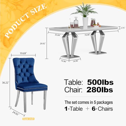 7 Piece Luxury Dining Room Set