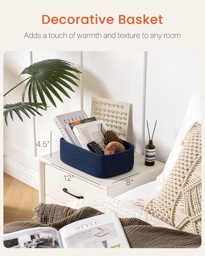 Small Woven Storage Basket for Organizing (3 Count)